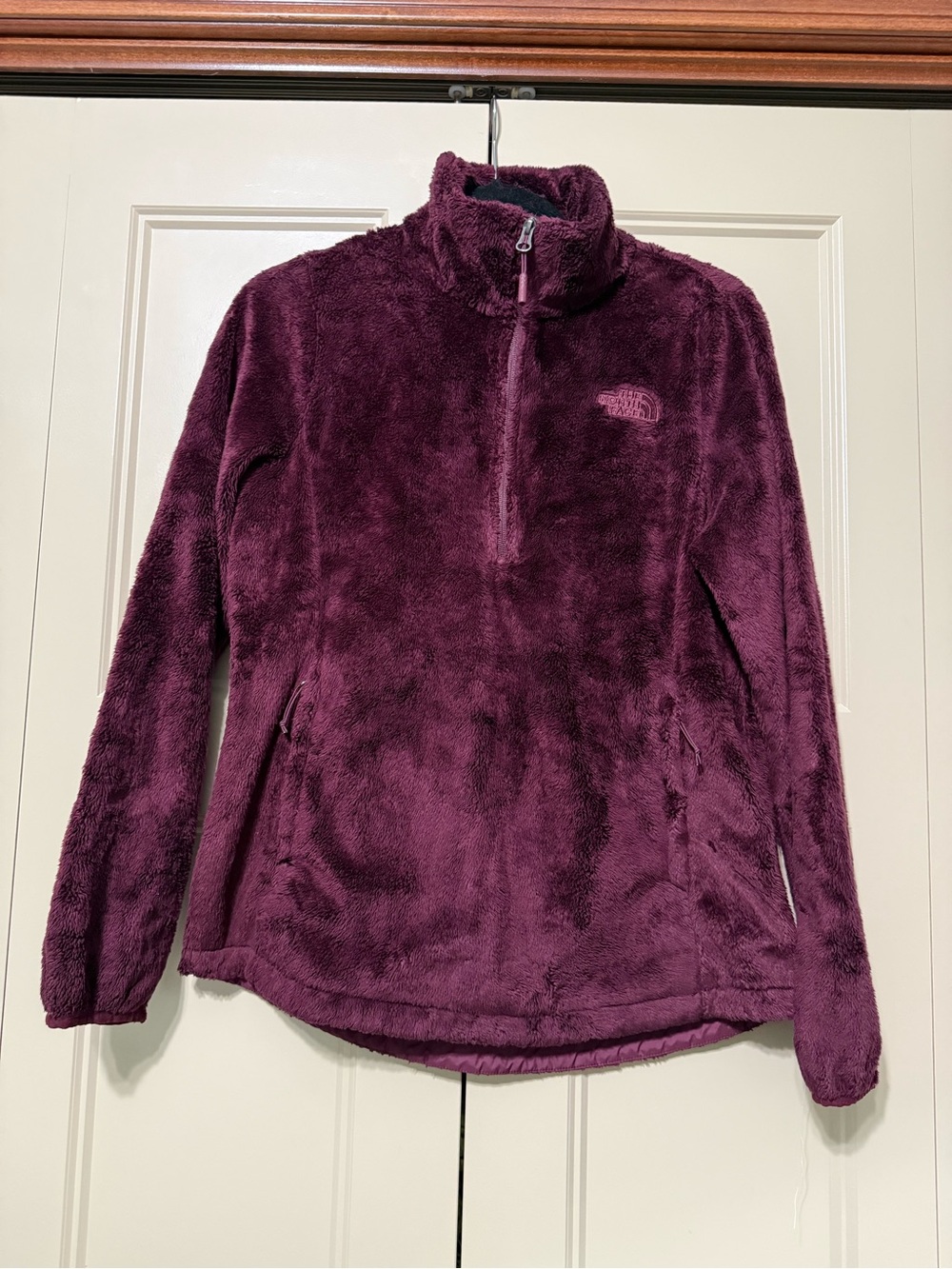 The North Face Plush Quarter-Zip Fleece - Plum
